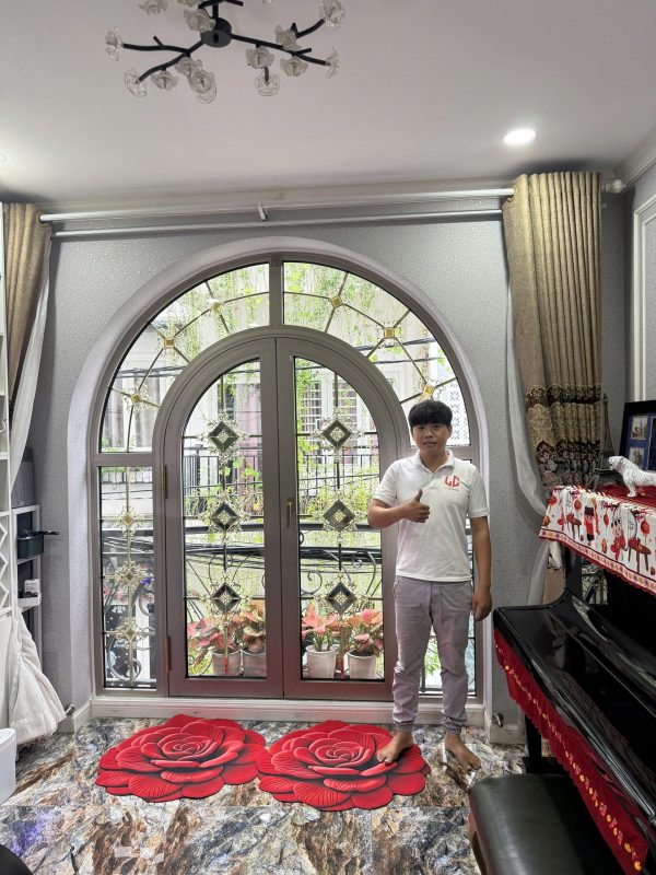 Cửa Nhôm Xingfa Hệ 55 Uốn Vòm