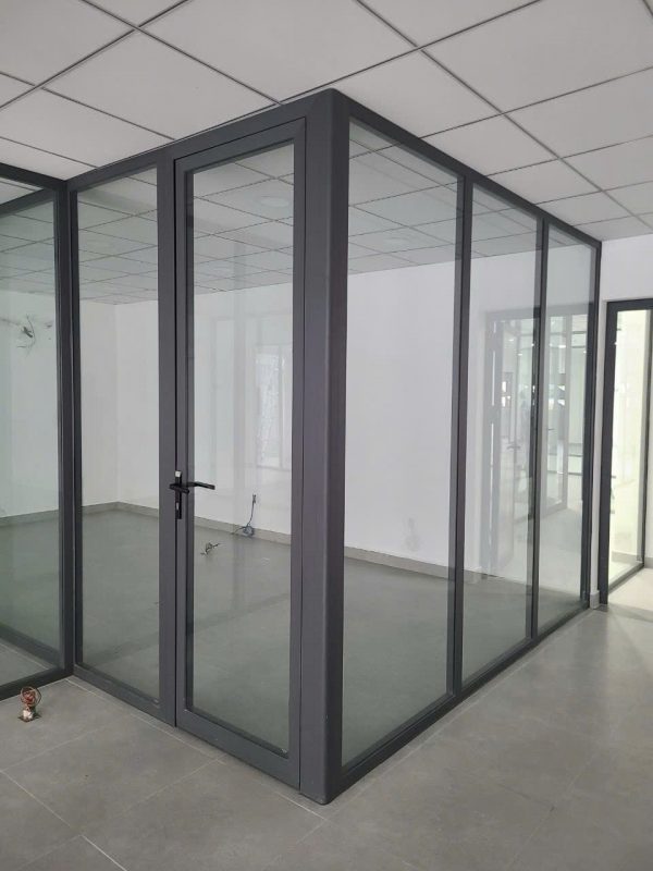 Vách Văn Phòng Khung Nhôm Xingfa - Siêu Thị Mega Q2 - Ảnh 2