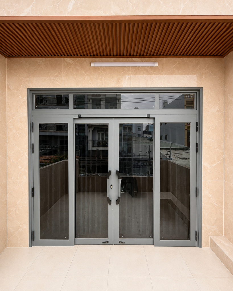 cửa trượt quay 4 cánh
