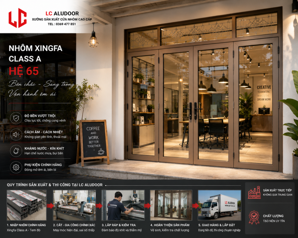 cửa nhôm Xingfa cao cấp
