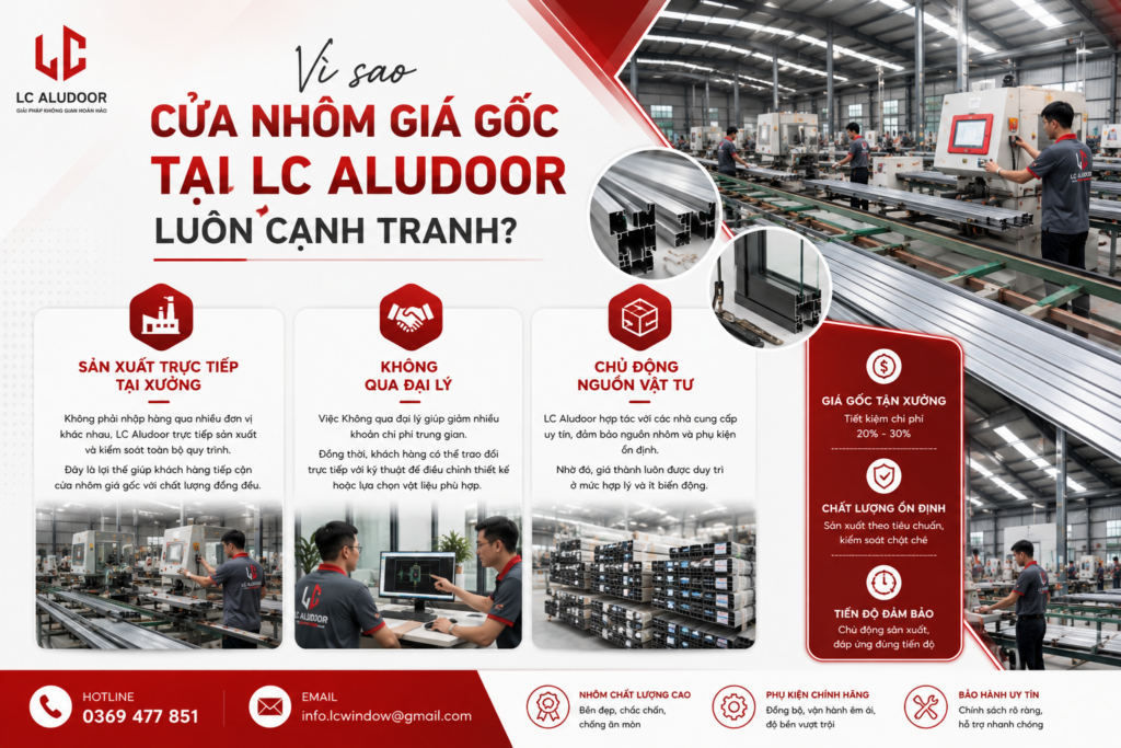 cửa nhôm giá gốc